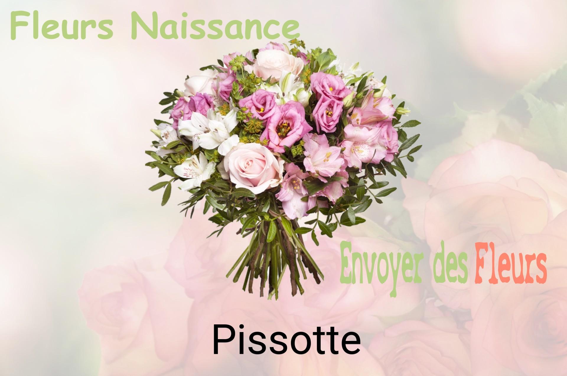Bouquet de fleurs de naissance livré à Pissotte